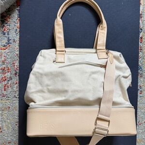 Beis Beige and Cream Travel Bag